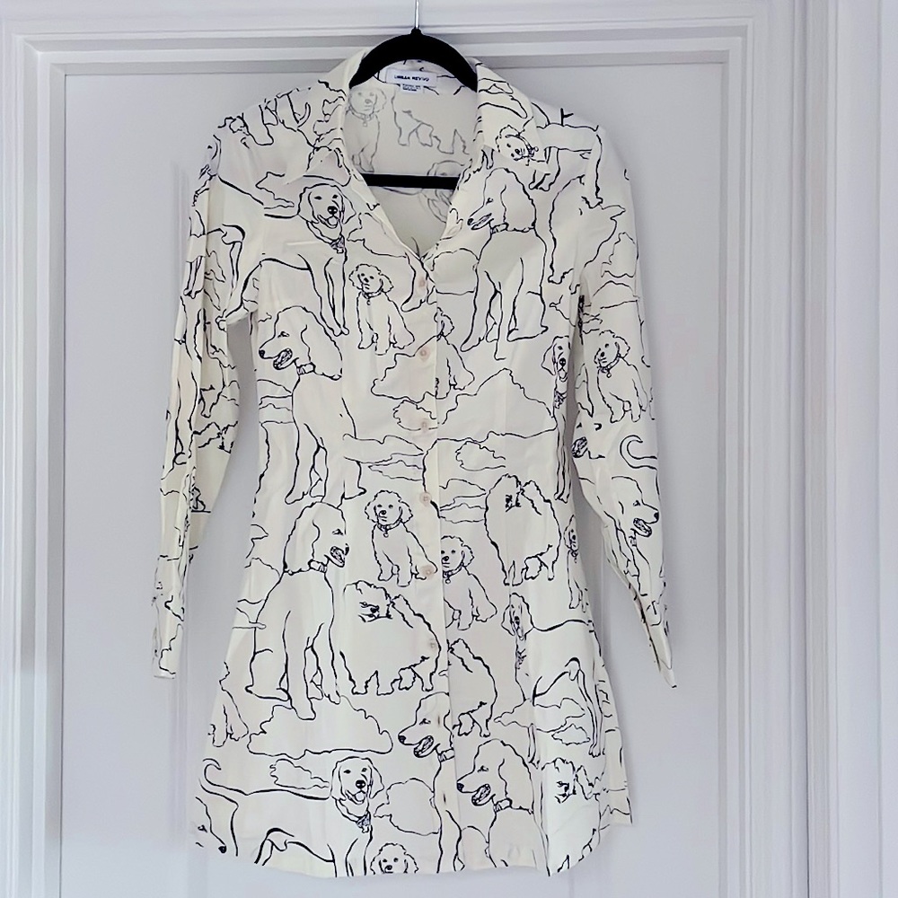 Dog Print Dress